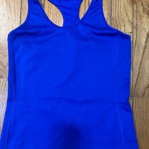 Vibrant Blue Racerback Tank Top
